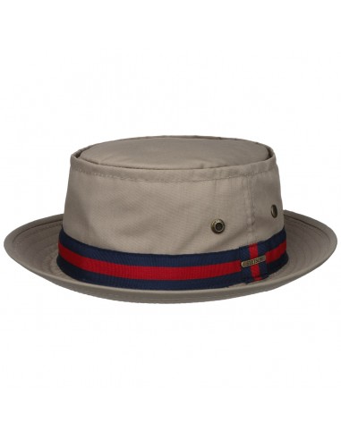 Classic Band Pork Pie Cloth Hat by Stetson français