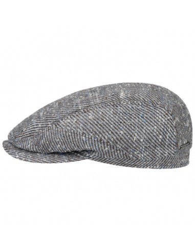 Plainfield Silk Wool Flat Cap by Stetson rembourrage situé sous