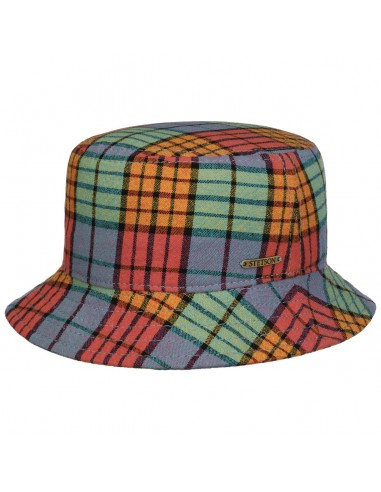 Colour Check Bucket Cloth Hat by Stetson À commander