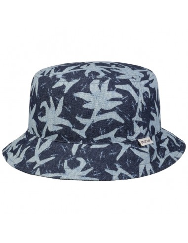 Denim Print Bucket Hat by Stetson rembourrage situé sous