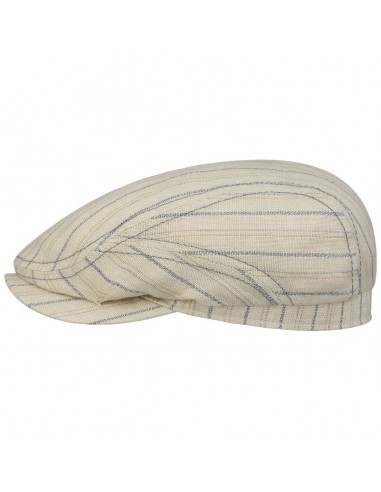 Ledford Driver Linen Flat Cap by Stetson pas cher chine