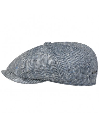 Hatteras Tweed Herringbone Newsboy by Stetson la colonne vertébrale