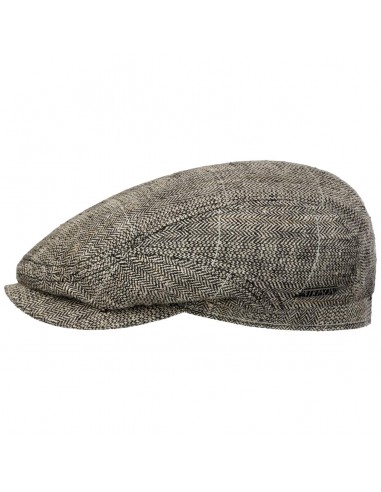 Driver Cap Linen/Silk Herringbone by Stetson de l' environnement