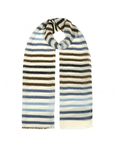 Summer Stripes Wool Scarf by Stetson store