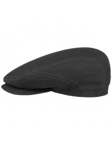 Belfast Linen Summer Flat Cap by Stetson de pas cher