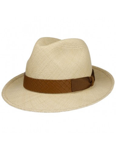 Quito Panama Hat with Leather Band by Borsalino Découvrez la collection