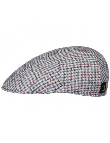 Summer Houndstooth Flat Cap by Borsalino en stock