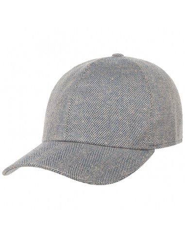 Light Herringbone Cap by Borsalino les ctes