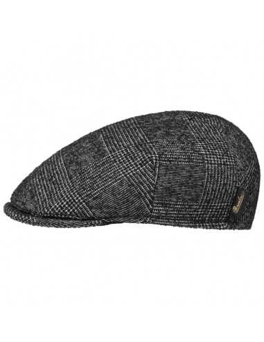 Virgin Wool Check Flat Cap by Borsalino 2023