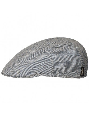 Herringbone Premium Flat Cap by Borsalino en ligne des produits 