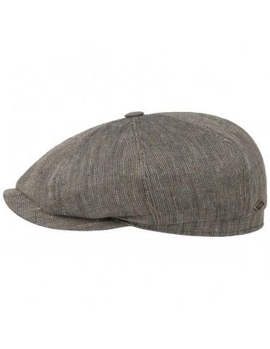 Eight Panel Cap Linen Herringbone by JJ Hats commande en ligne