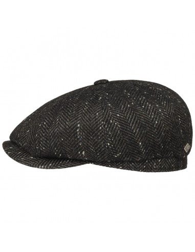 Eight Panel Cap Herringbone Kashmir/Seide by JJ Hats à prix réduit toute l'année