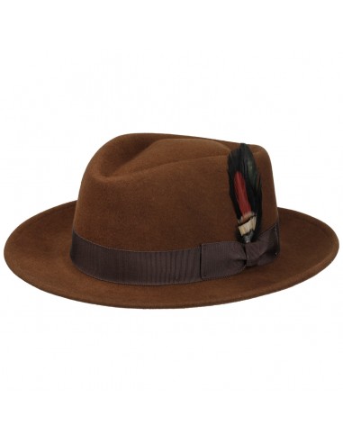 Jayburgh Fedora Lite Felt Wool Hat by JJ Hats À commander