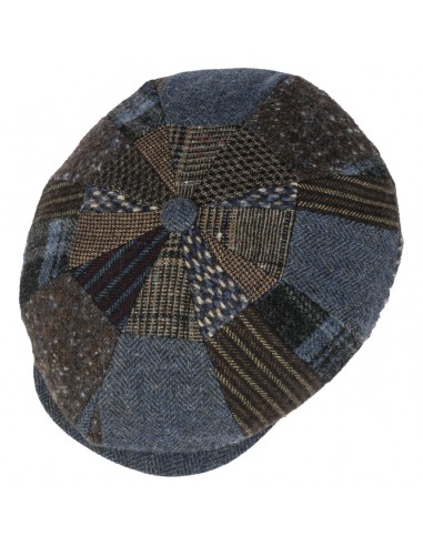 Hatteras Classic Patchwork Newsboy Cap by Stetson Les magasins à Paris et en Île-de-France