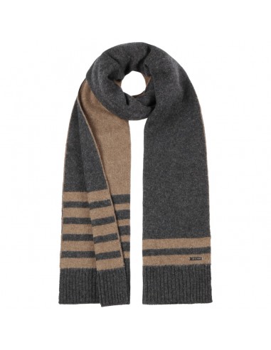 Twotone Stripes Cashmere Scarf by Stetson vente chaude votre 