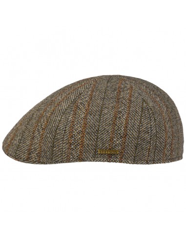 Carsen Wool Flat Cap by Stetson solde