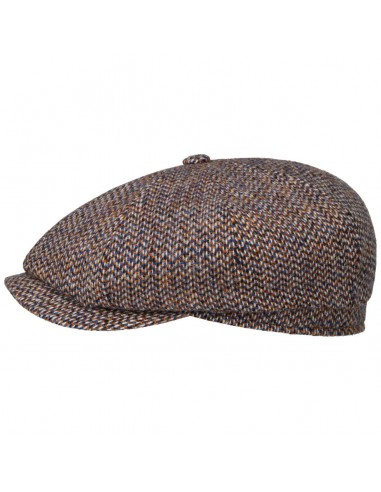 Hatteras Tweed Freestyle Newsboy Cap by Stetson paiement sécurisé