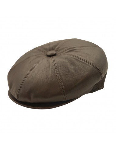 Capas Italian Leather 8/4 Newsboy Cap pas cher chine