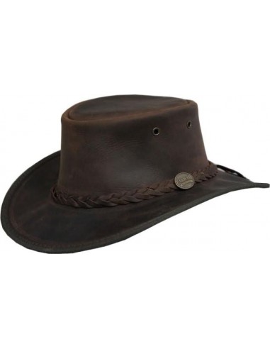 Barmah 1060 Foldaway Bronco Leather Squashy Hat Comment ça marche