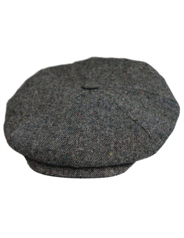 Capas Tweed 8/4 Newsboy Cap brillant des détails fins