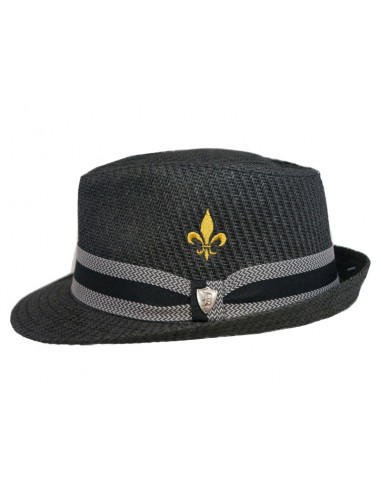 Dorfman Pacific Fleur De Lis Fedora en stock