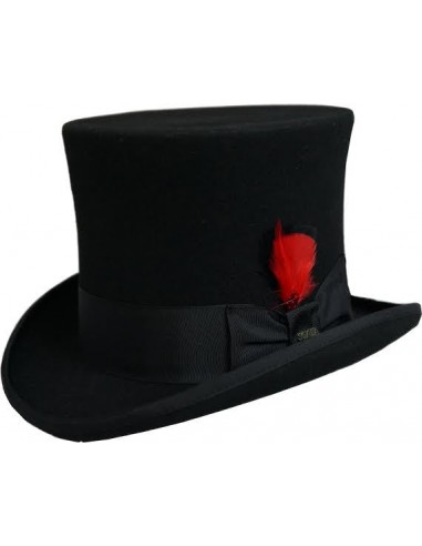 Dorfman Pacific WF567 Mad Hatter Wool Top Hat plus qu'un jeu 