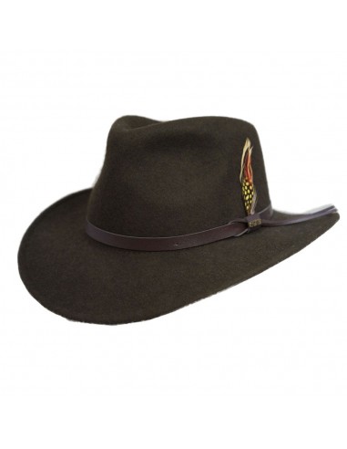 Scala Dakota Wool Outback Hat de la marque