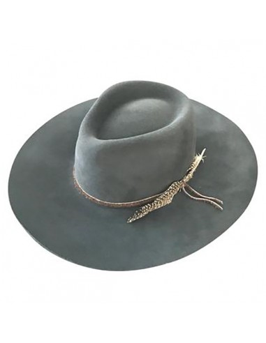 MONTANA FELT FEDORA WASHED BLACK la colonne vertébrale