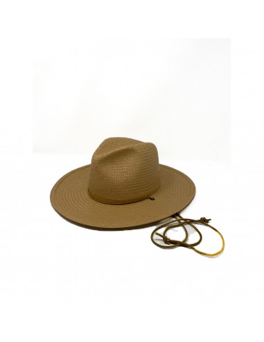 SEDONA Straw Packable Hat Natural le des métaux précieux