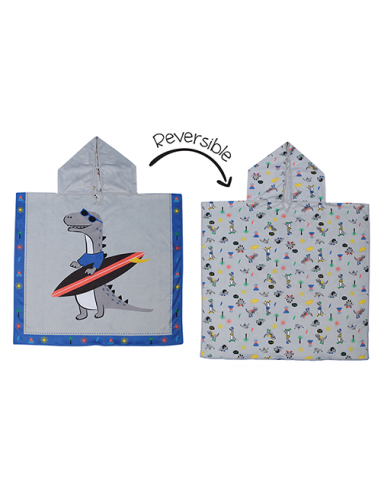 Reversible Kids Cover Up - Dino Economisez 