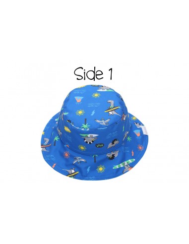 Reversible Baby & Kids Patterned Sun Hat - Dino Les magasins à Paris