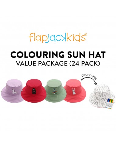 Package: 24 Colouring Sun Hats (15% off!) en ligne des produits 