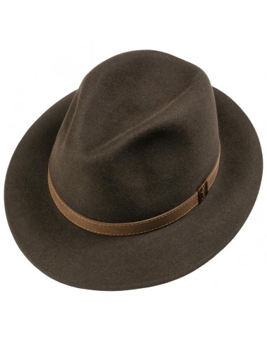 Traveler Marrone Hat by Borsalino s'inspire de l'anatomie humaine