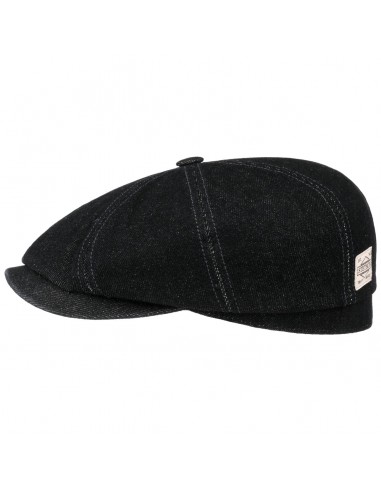 Hatteras Robust Denim Newsboy Cap by Stetson l'achat 