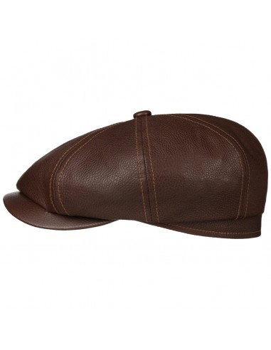 Hatteras New Lamb Nappa Newsboy Cap by Stetson offre 