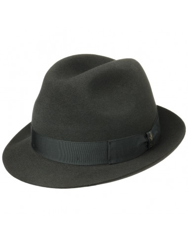 Marengo Stingy  Fur Felt Fedora Hat by Borsalino des créatures d'habitude