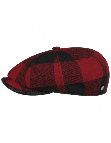 8 Panel Check Newsboy Cap by Lierys Economisez 