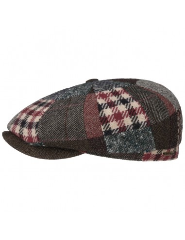 Hatteras Patchwork Mix Newsboy Cap by Stetson de technologie