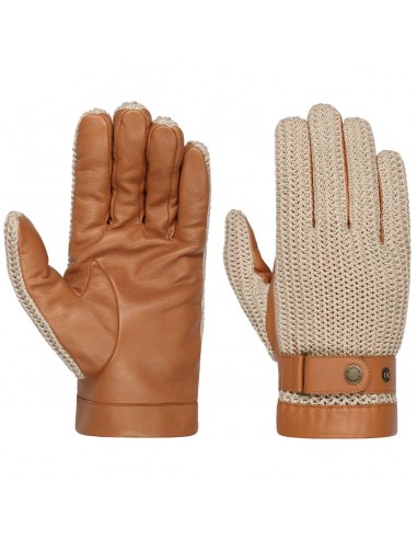 Sheep Nappa Leather & Knit Gloves by Stetson Par le système avancé 