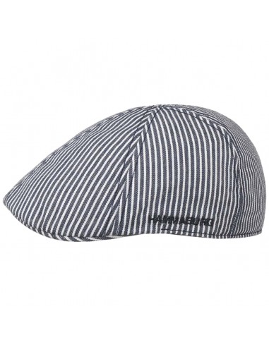 Stripes Cotton Flat Cap by Hammaburg JUSQU'A -70%! 